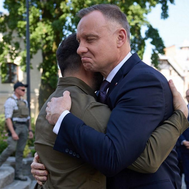 Volodimir Zelenski i Andrzej Duda