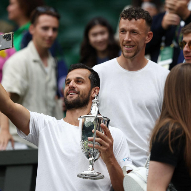 Perišićev wimbledonski selfie s Matom Pavićem