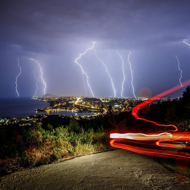 Jako grmljavinsko nevrijeme u Splitu