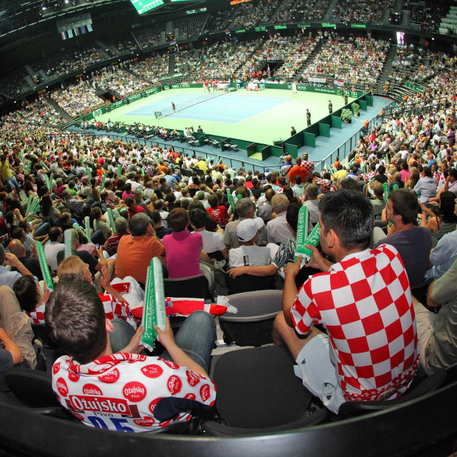 Split je zadnji put bio domaćin Davis Cupa 2010., kad je Hrvatska u četvrtfinalu poražena od Srbije