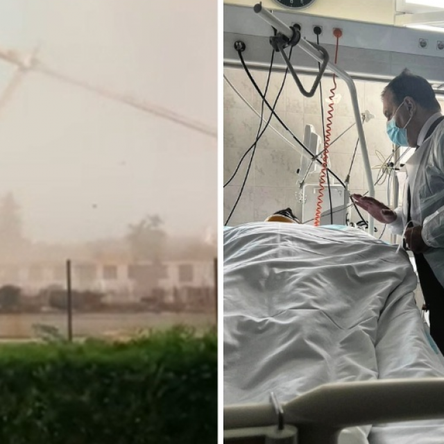 Radnik bio u kranu koji se srušio tijekom oluje u Zagrebu