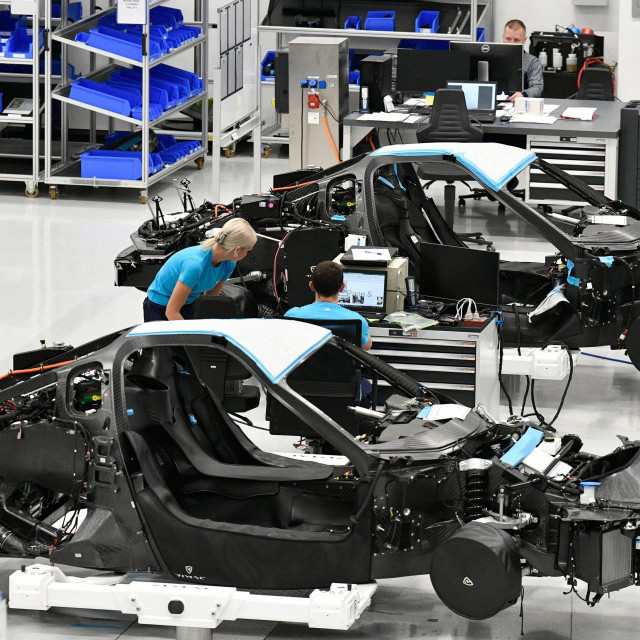 Tvornica u kojoj se proizvode automobili kompanija Bugatti Rimac i Rimac