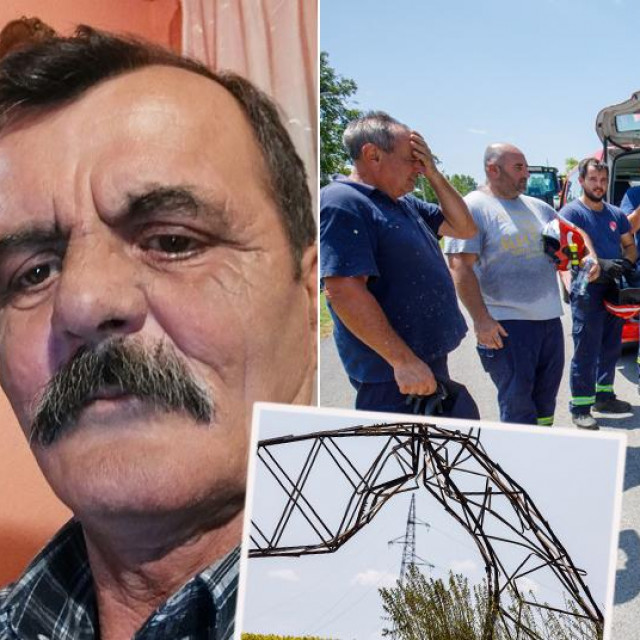Preminuli Zvonko Drmić i vatrogasci iz Tovarnika