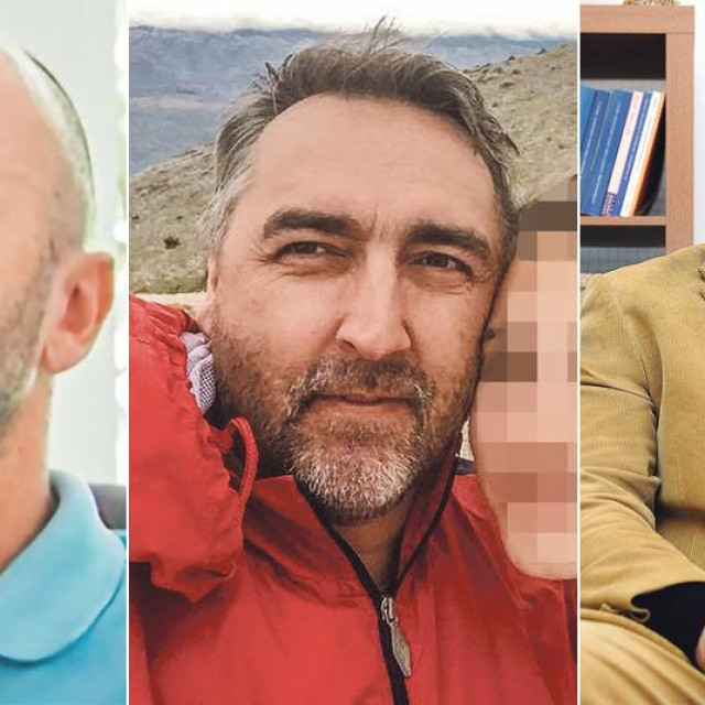 Siniša Patačko, Damir Osterman i Mario Frlan