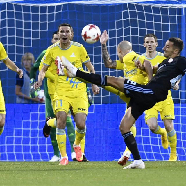 Kadar s utakmice GNK Dinamo - FC Astana iz 2018. godine