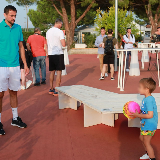 Marin Čilić sa sinom