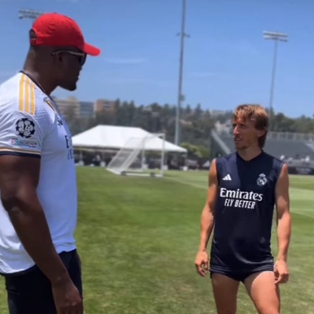 Francis Ngannou i Luka Modrić