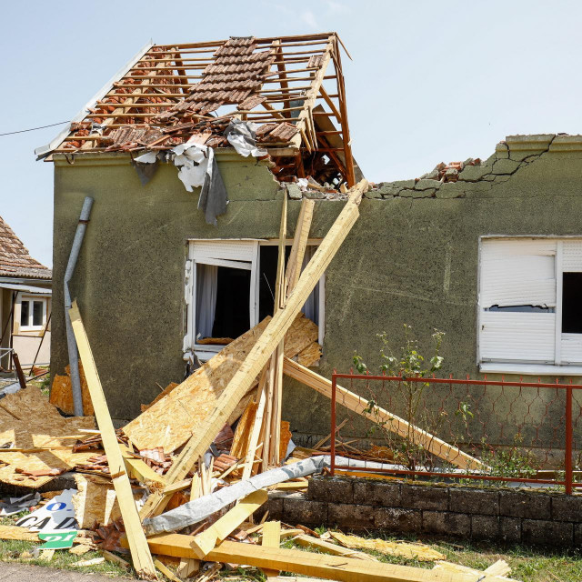 Ilustracija/Posljedice olujnog nevremena koje je pogodilo Slavoniju
 