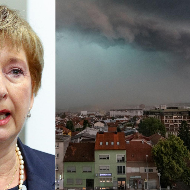 Branka Ivančan-Picek; oluja u Zagrebu