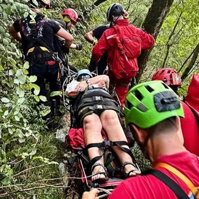 Akcija spašavanja HGSS-a u Istri