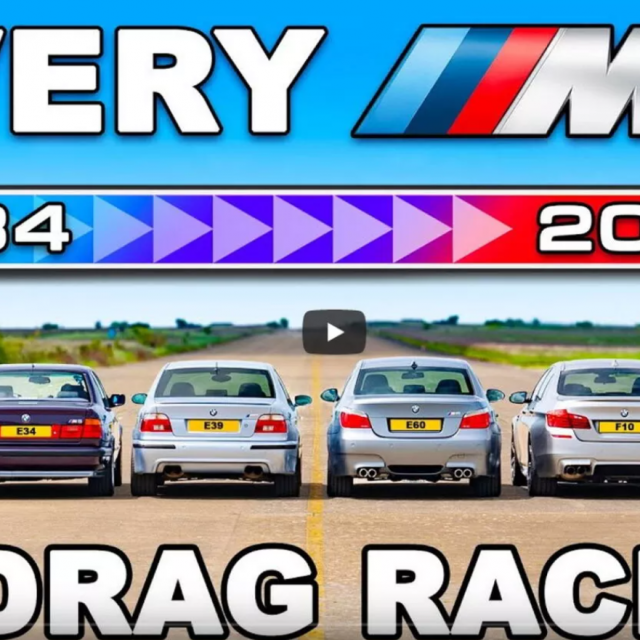 Sve generacije BMW-a M5