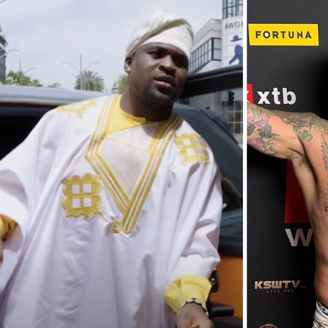 Francis Ngannou (lijevo) i Phil De Fries (desno)