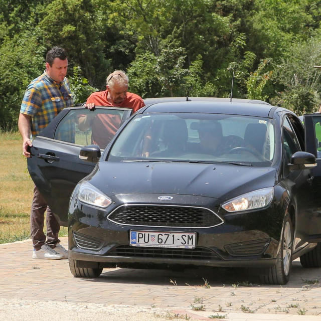 Uhićenja 26. srpnja nastavak su akcije ‘Dorina‘ iz 2022. Na fotografiji: Uhićenje Damira Janka, bivšeg pročelnika u općini Vodnjan (lipanj, 2022.)