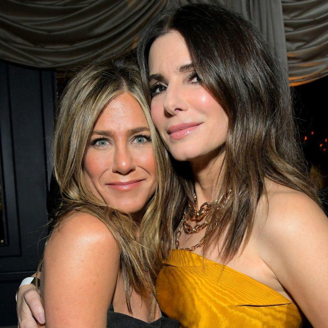 Jennifer Aniston and Sandra Bullock