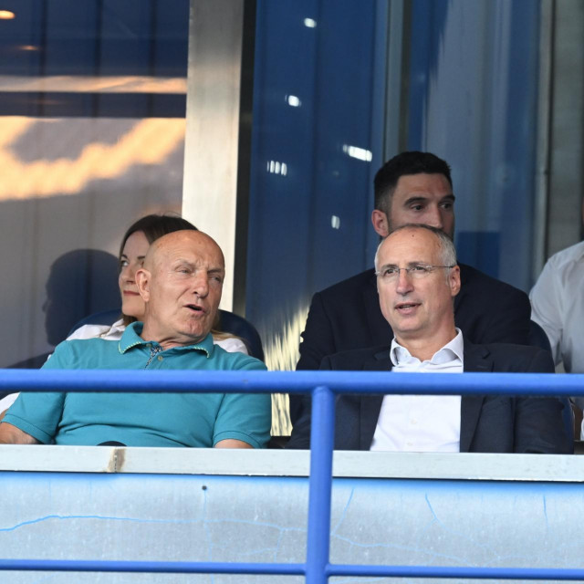 Ivica Puljak u svečanoj loži maksimirskog stadiona na derbiju Dinama i Hajduka