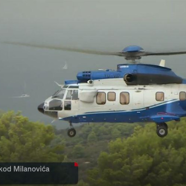 Dodikov helikopter na Hvaru