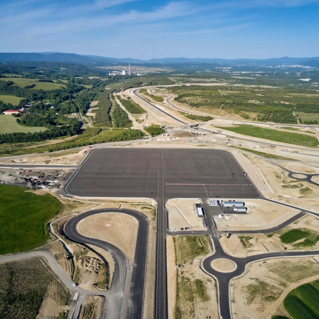 BMW-ova staza za testiranje autonomne vožnje u Sokolovu, Češka
