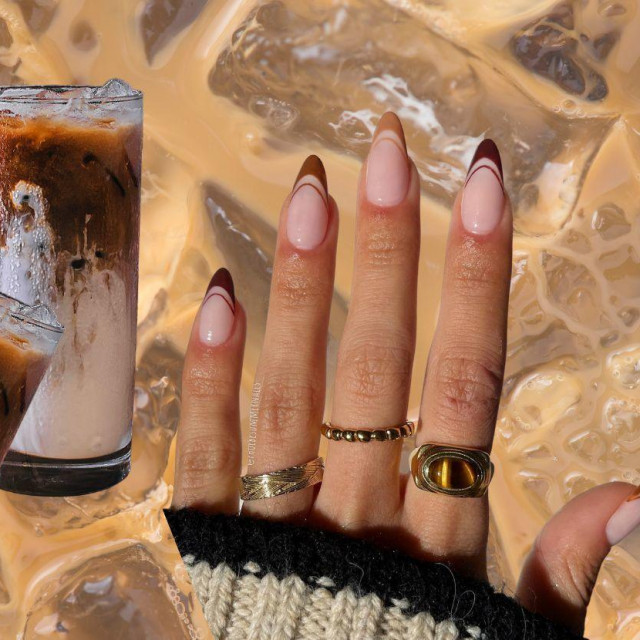 manikura ledena kava