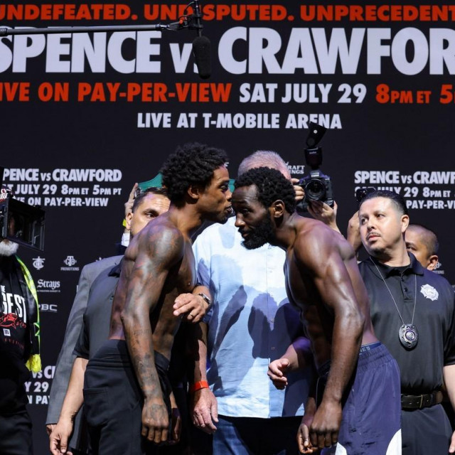 Errol Spence Jr. (lijevo) i Terence Crawford (desno)