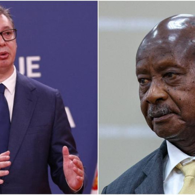 Aleksandar Vučić i Yoweri Museveni