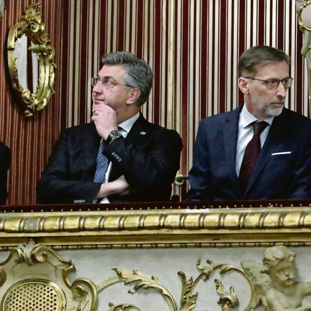 Andrej Plenković, Miro Gavran i Nina Obuljan Koržinek