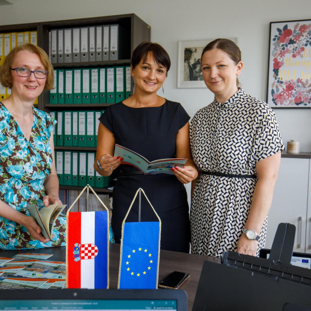 Lidija Vukojević, Lidija Kaminski i Ana Marić iz udruge Eko Brezna.