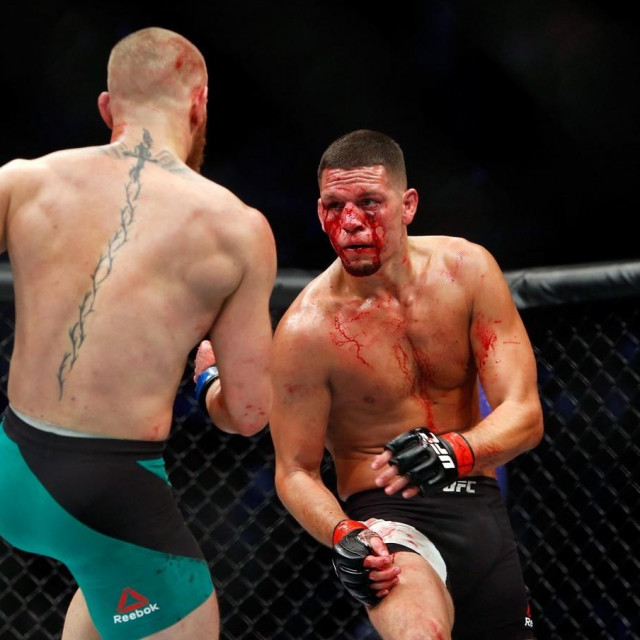 Conor McGregor (lijevo) vs. Nate Diaz