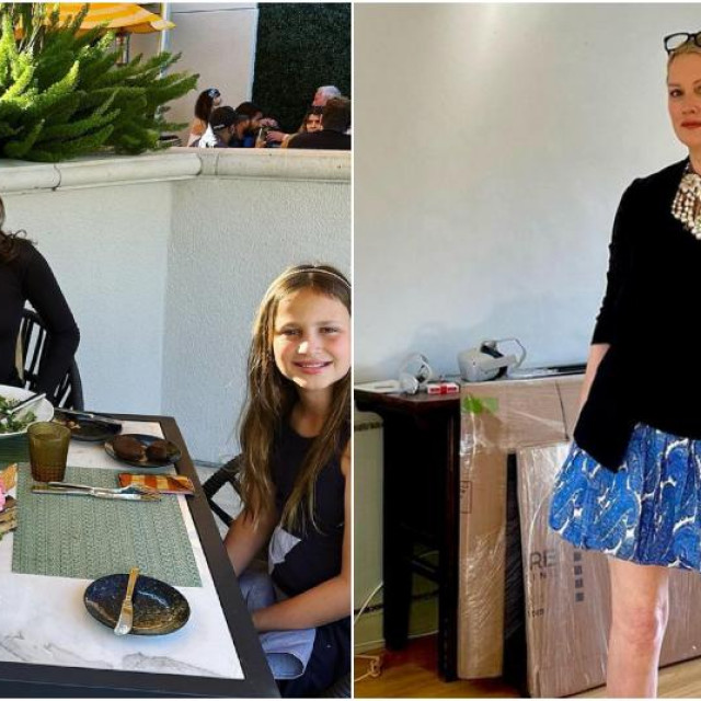 Alice Evans i kćeri