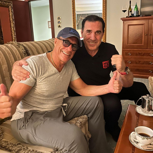 Enver Idrizi i Jean-Claude Van Damme