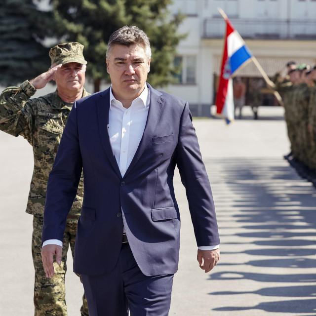 Predsjednik Republike i vrhovni zapovjednik Oružanih snaga RH Zoran Milanović