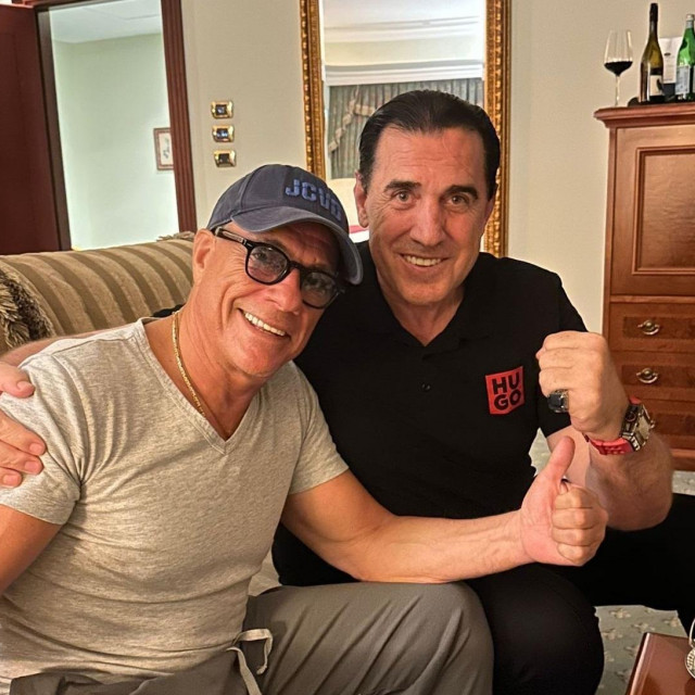 Enver Idrizi i Jean-Claude Van Damme