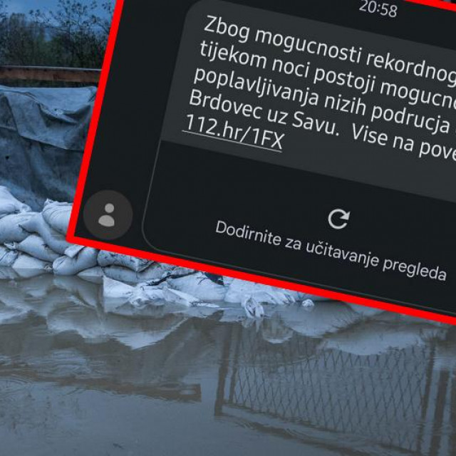 SRUUK-ova poruka koju su dobili neki članovi Facebook grupe ”Naš Brdovec”
