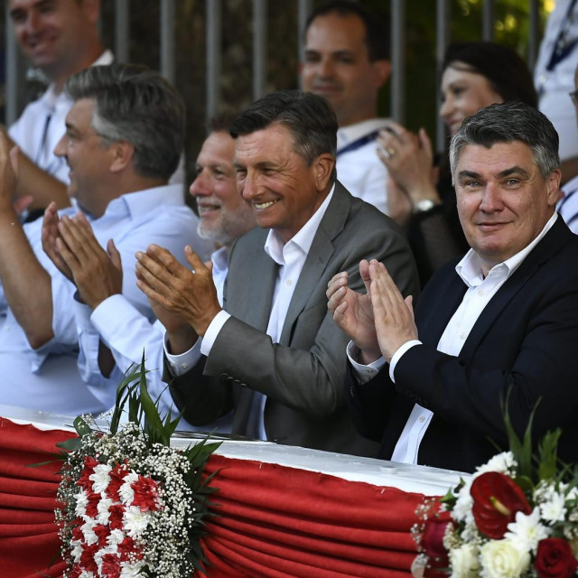 Andrej Plenković, Gordan Jandroković, Borut Pahor i Zoran Milanović