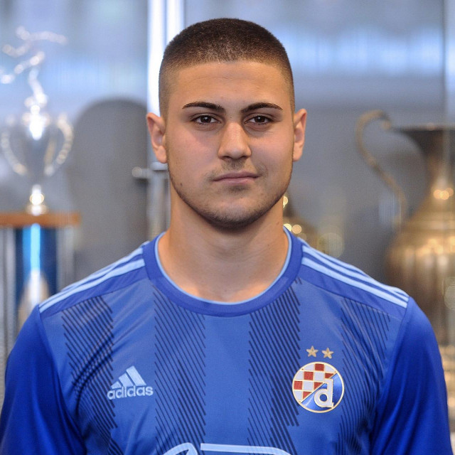 Joško Gvardiol na predstavljanju novih igrača Dinama 2019. godine