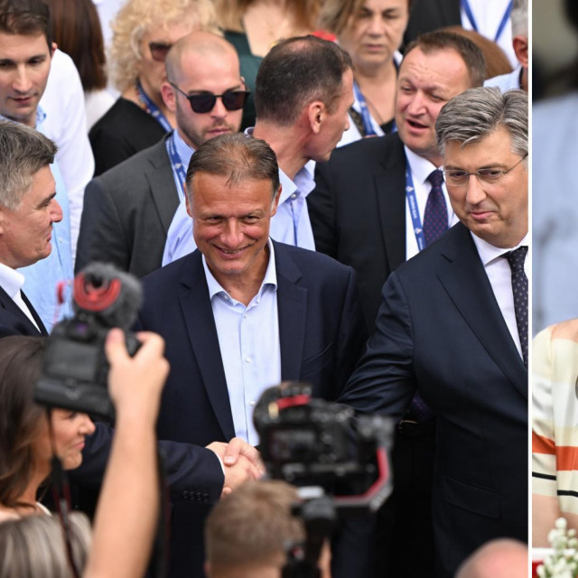 Rukovanje Milanovića i Plenkovića