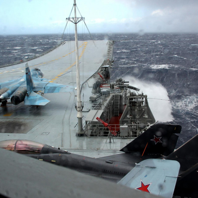 Ruski nosač aviona, Admiral Kuznjecov, ilustrativna fotografija