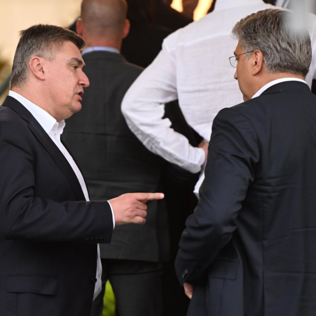 Zoran Milanović i Andrej Plenković
 