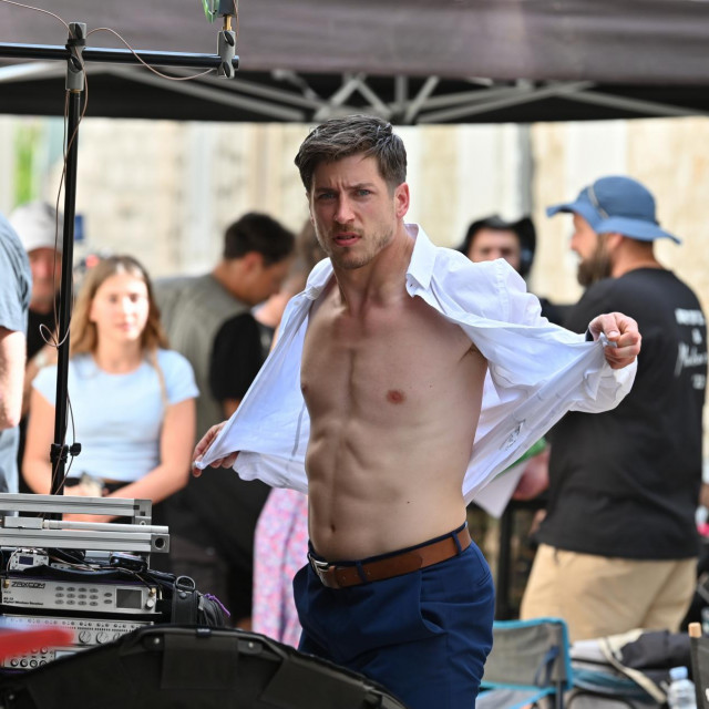 Marko Braić na setu