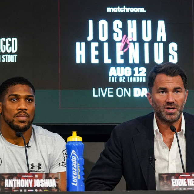Anthony Joshua i Eddie Hearn 