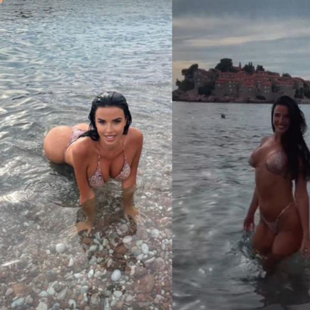 Ivana Knoll u Svetom Stefanu