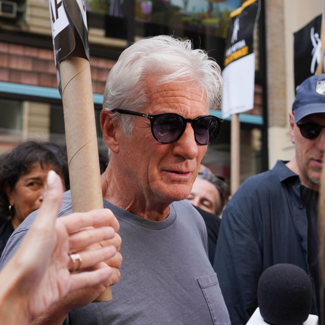 Richard Gere štrajka u New Yorku