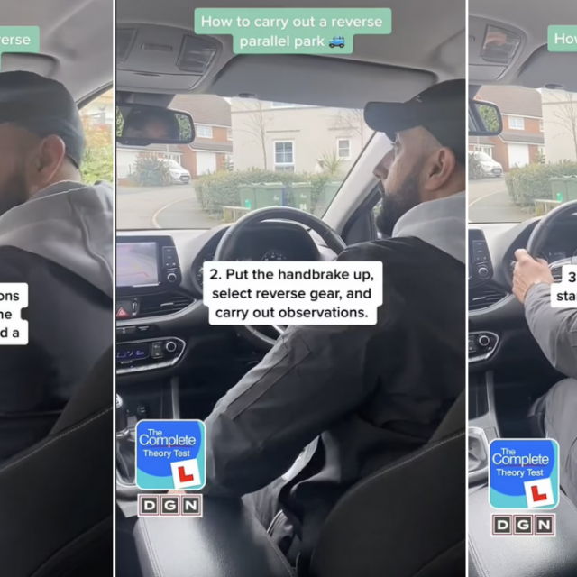 Paralelno parkiranje (ilustracija)