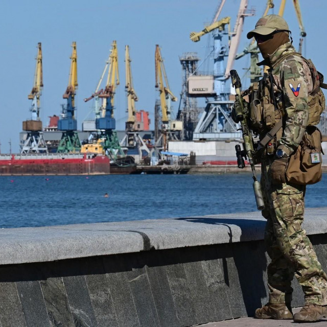 Ruski vojnik u Berdjansku