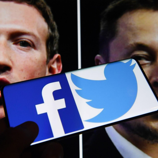 Elon Musk i Mark Zuckerberg ilustracija
