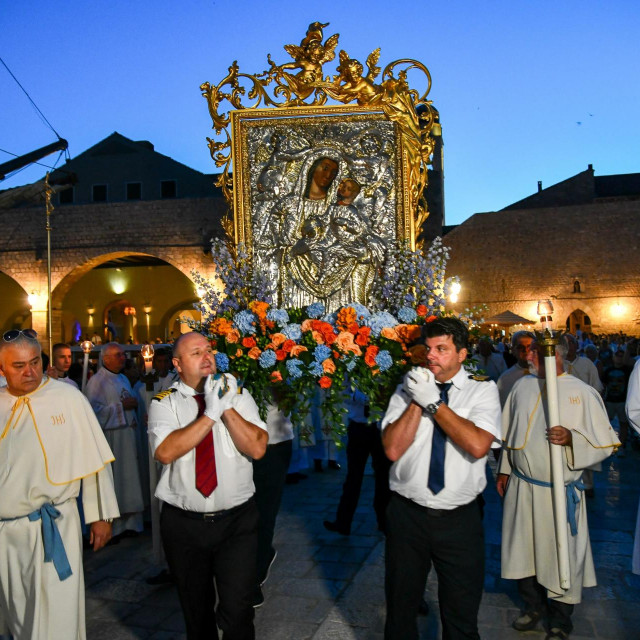 Blagdan Velike Gospe u Dubrovniku; ilustracija