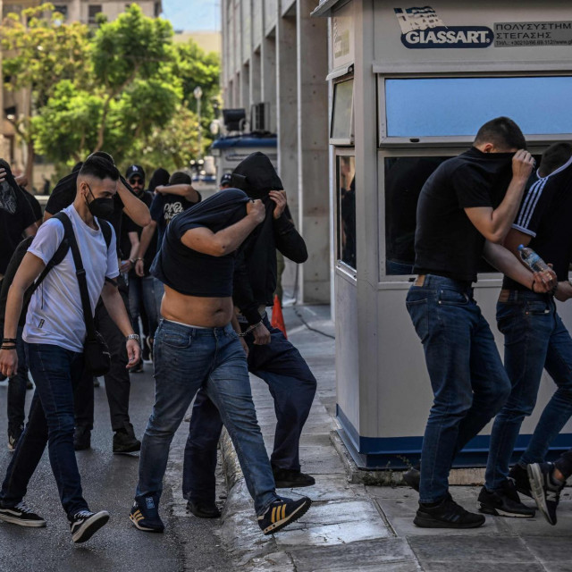 Dinamovi navijači u Ateni 