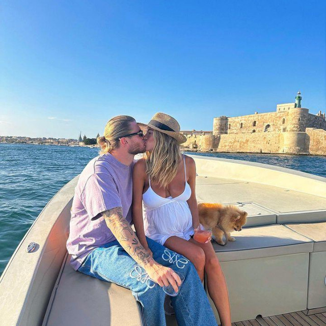 Loris Karius i Diletta Leotta