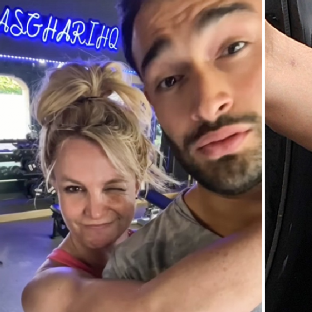 Britney Spears, Sam Asghari i masnica na ruci