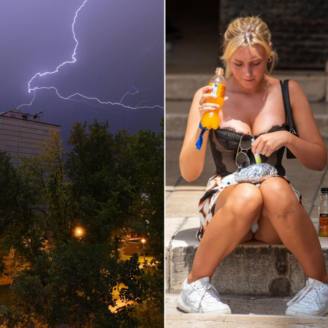 Nevrijeme i vrućina (ilustracija)