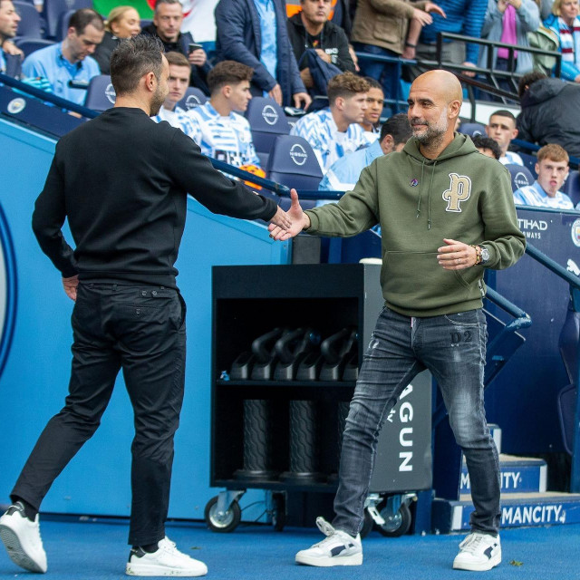 Roberto de Zerbi i Pep Guardiola